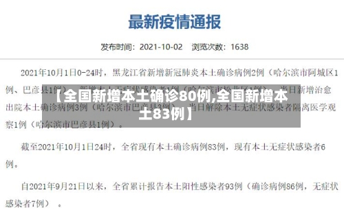 【全国新增本土确诊80例,全国新增本土83例】-第2张图片