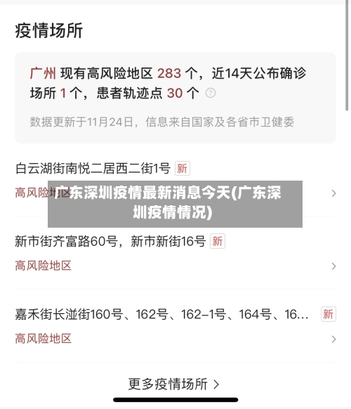 广东深圳疫情最新消息今天(广东深圳疫情情况)-第3张图片