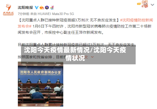 沈阳今天疫情最新情况/沈阳今天疫情状况-第3张图片